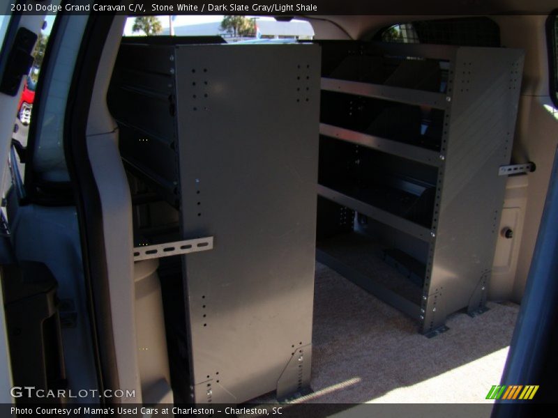 Stone White / Dark Slate Gray/Light Shale 2010 Dodge Grand Caravan C/V