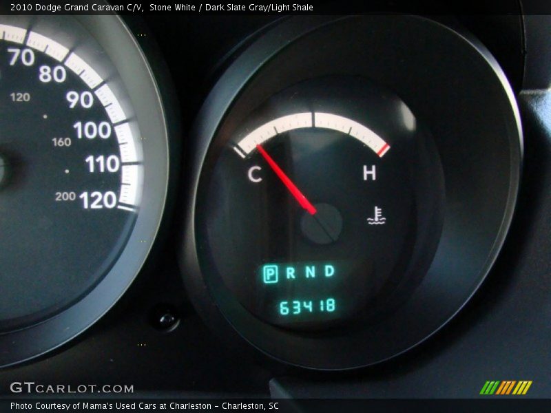 Stone White / Dark Slate Gray/Light Shale 2010 Dodge Grand Caravan C/V
