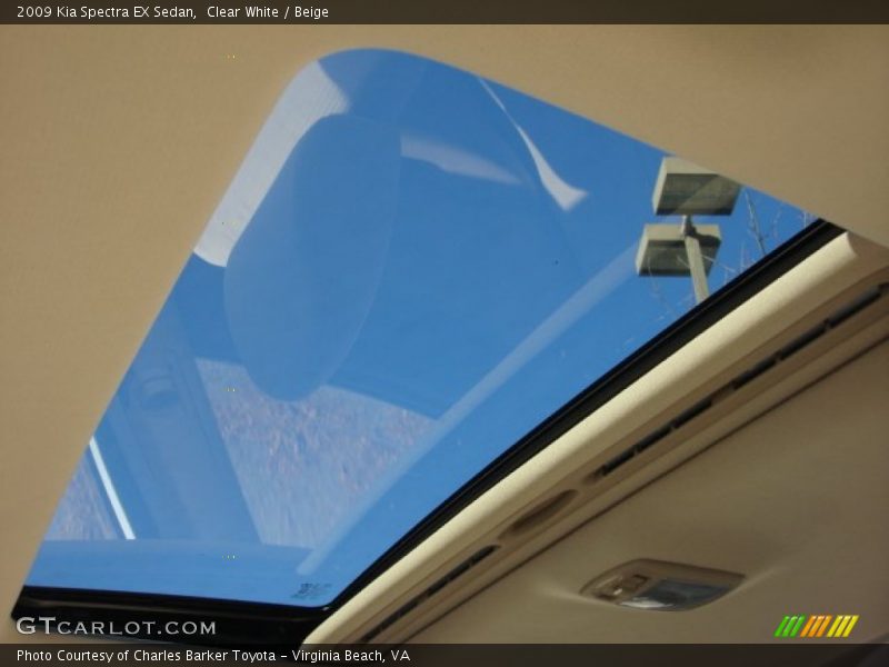 Sunroof of 2009 Spectra EX Sedan
