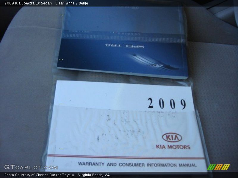 Books/Manuals of 2009 Spectra EX Sedan