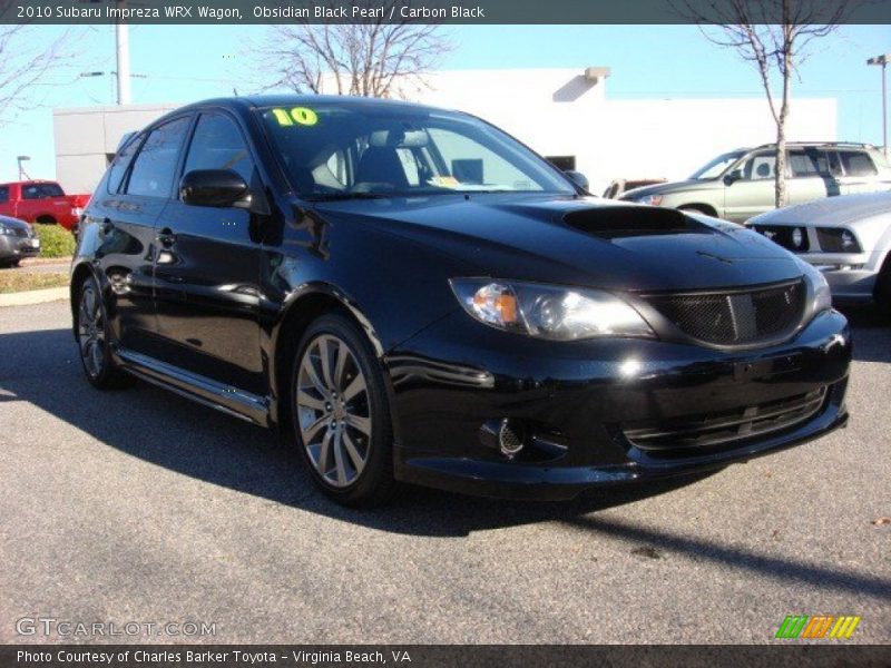 Obsidian Black Pearl / Carbon Black 2010 Subaru Impreza WRX Wagon