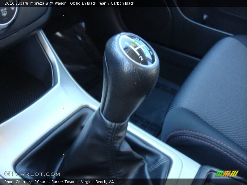 Obsidian Black Pearl / Carbon Black 2010 Subaru Impreza WRX Wagon