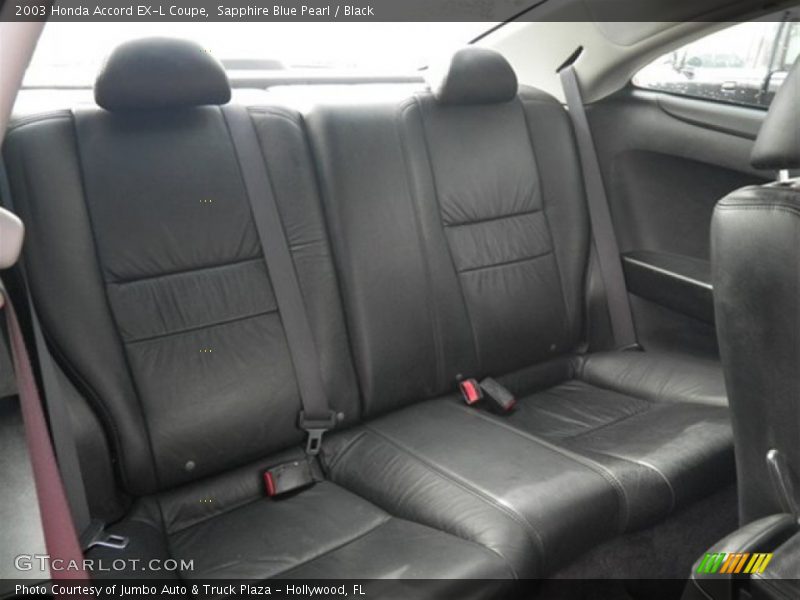 Rear Seat of 2003 Accord EX-L Coupe