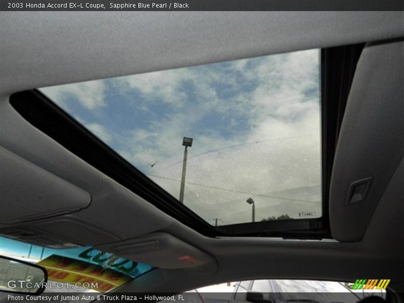 Sunroof of 2003 Accord EX-L Coupe