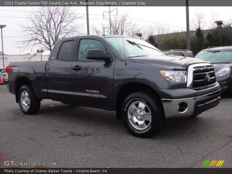 Magnetic Gray Metallic / Graphite Gray 2011 Toyota Tundra TRD Double Cab 4x4