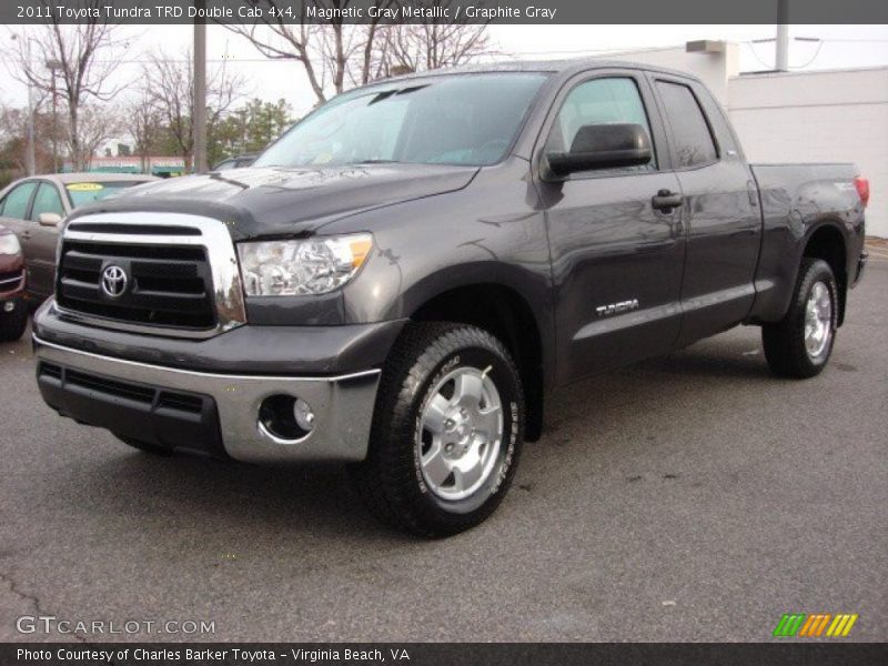 Magnetic Gray Metallic / Graphite Gray 2011 Toyota Tundra TRD Double Cab 4x4