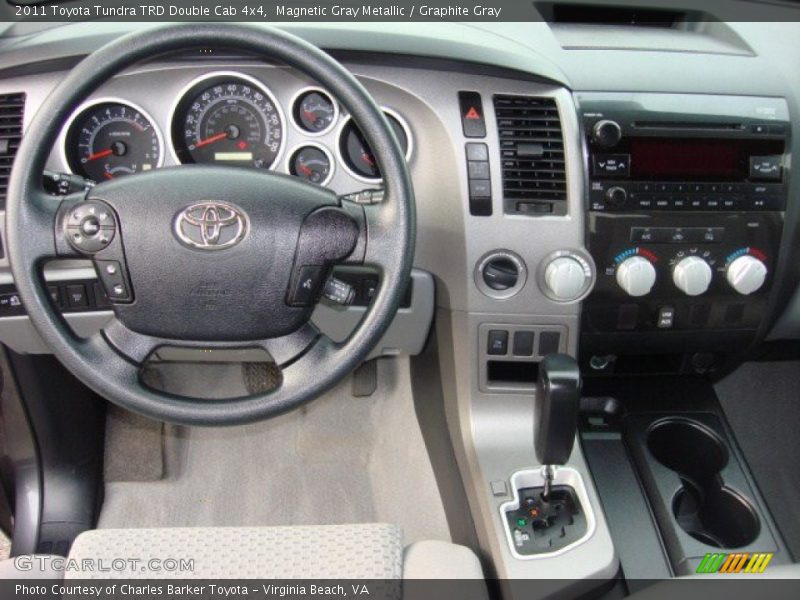 Magnetic Gray Metallic / Graphite Gray 2011 Toyota Tundra TRD Double Cab 4x4