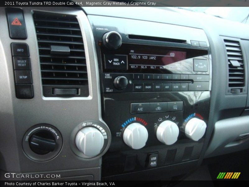 Magnetic Gray Metallic / Graphite Gray 2011 Toyota Tundra TRD Double Cab 4x4