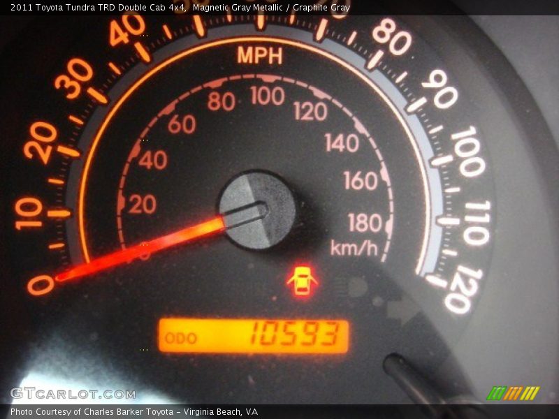 Magnetic Gray Metallic / Graphite Gray 2011 Toyota Tundra TRD Double Cab 4x4