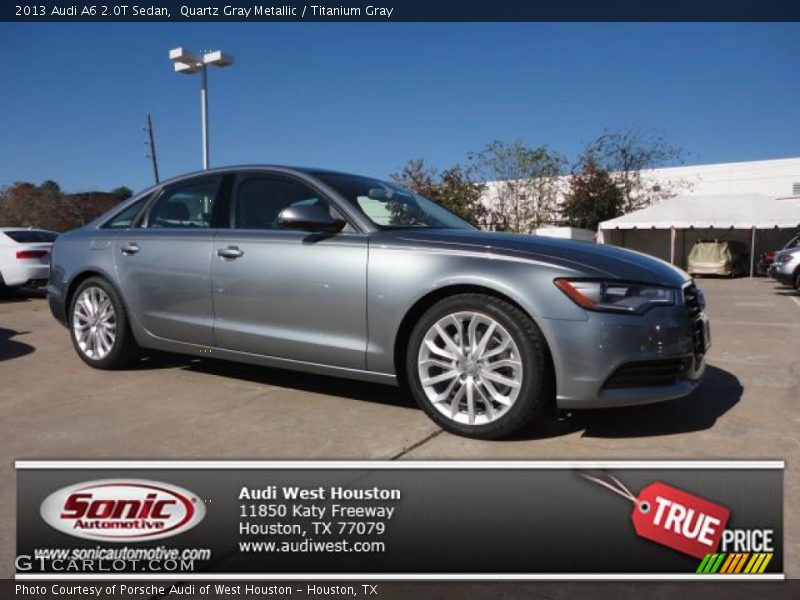 Quartz Gray Metallic / Titanium Gray 2013 Audi A6 2.0T Sedan