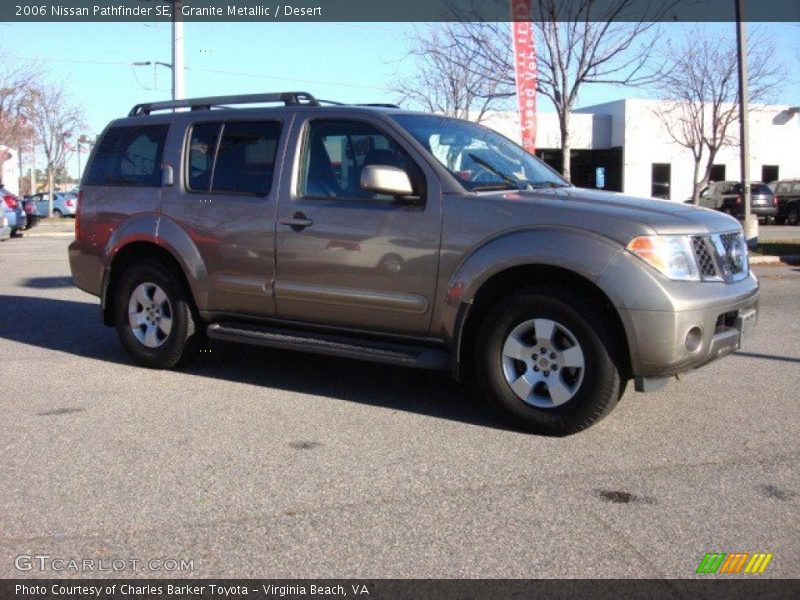 Granite Metallic / Desert 2006 Nissan Pathfinder SE