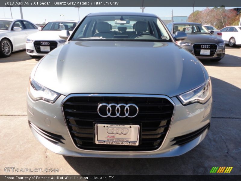 Quartz Gray Metallic / Titanium Gray 2013 Audi A6 2.0T Sedan