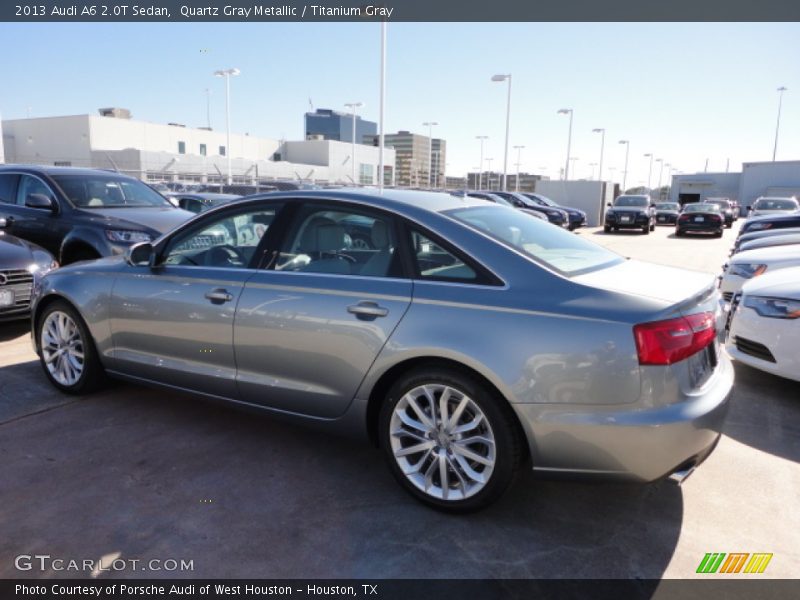 Quartz Gray Metallic / Titanium Gray 2013 Audi A6 2.0T Sedan