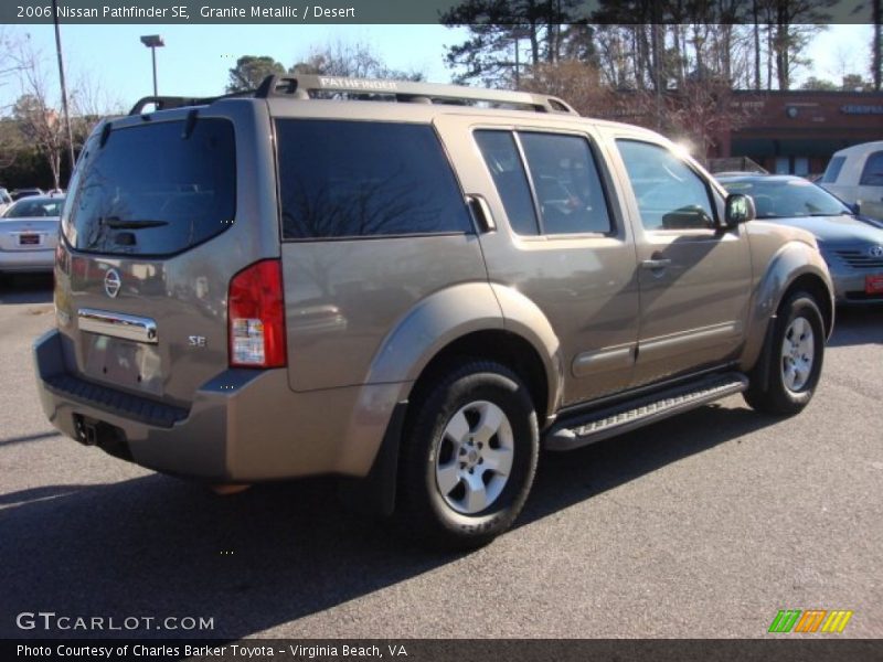 Granite Metallic / Desert 2006 Nissan Pathfinder SE