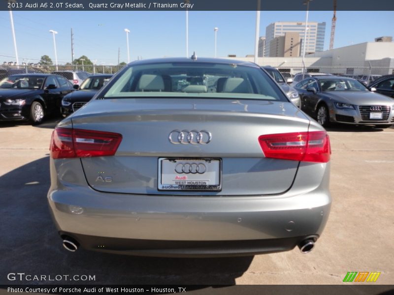 Quartz Gray Metallic / Titanium Gray 2013 Audi A6 2.0T Sedan