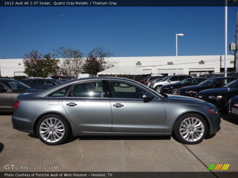 Quartz Gray Metallic / Titanium Gray 2013 Audi A6 2.0T Sedan