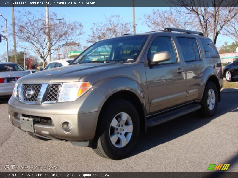 Granite Metallic / Desert 2006 Nissan Pathfinder SE