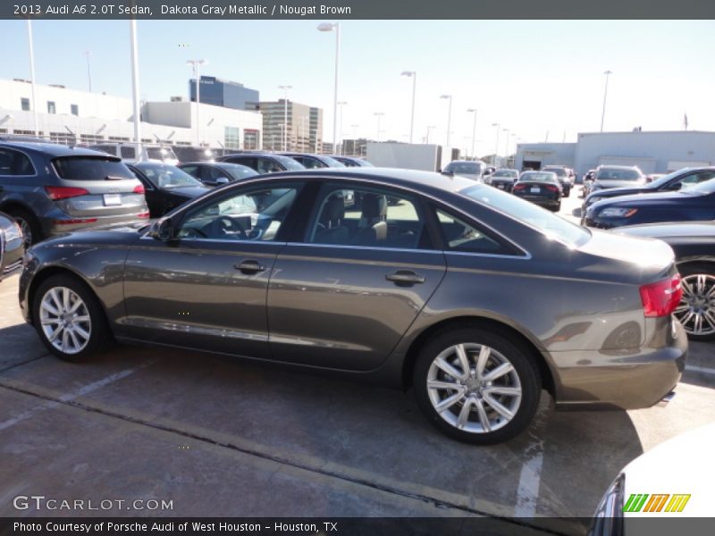 Dakota Gray Metallic / Nougat Brown 2013 Audi A6 2.0T Sedan