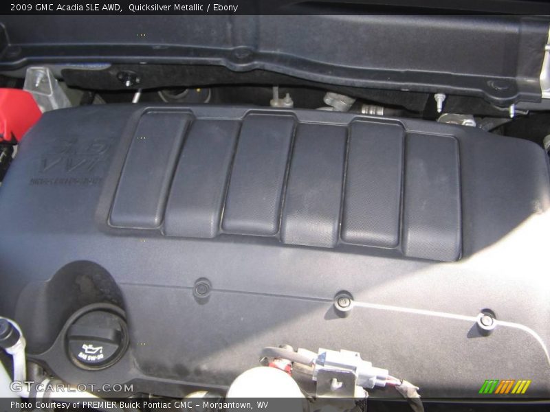 Quicksilver Metallic / Ebony 2009 GMC Acadia SLE AWD