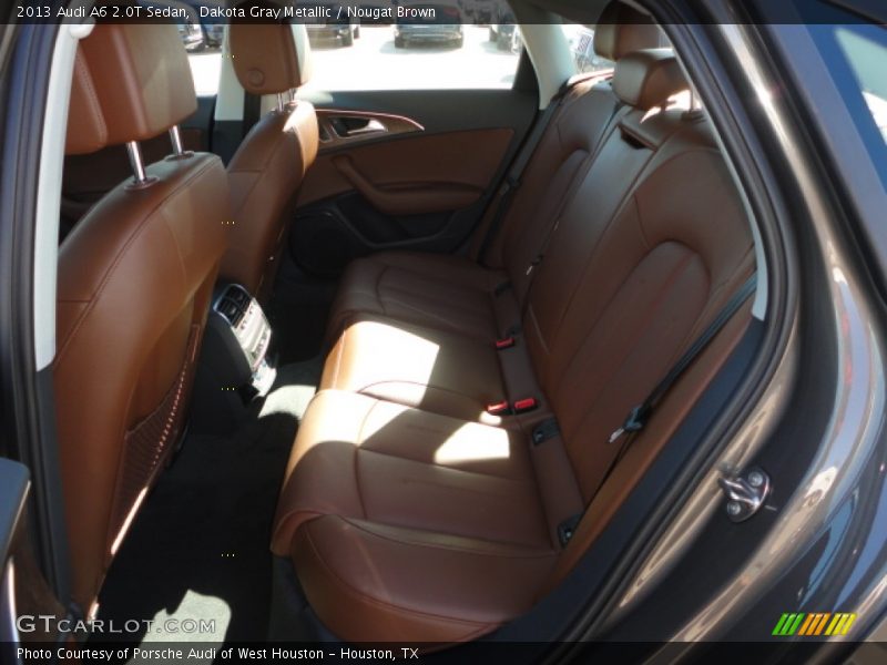Dakota Gray Metallic / Nougat Brown 2013 Audi A6 2.0T Sedan