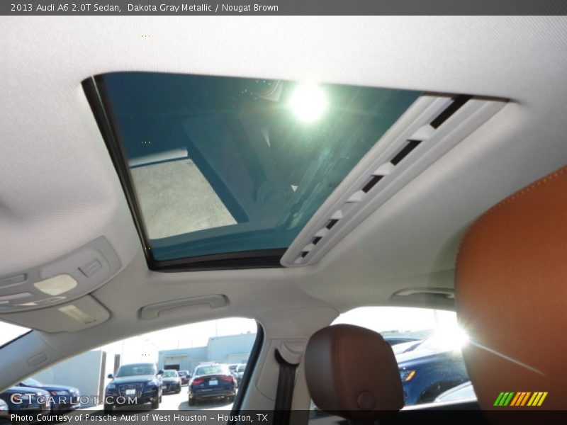 Dakota Gray Metallic / Nougat Brown 2013 Audi A6 2.0T Sedan