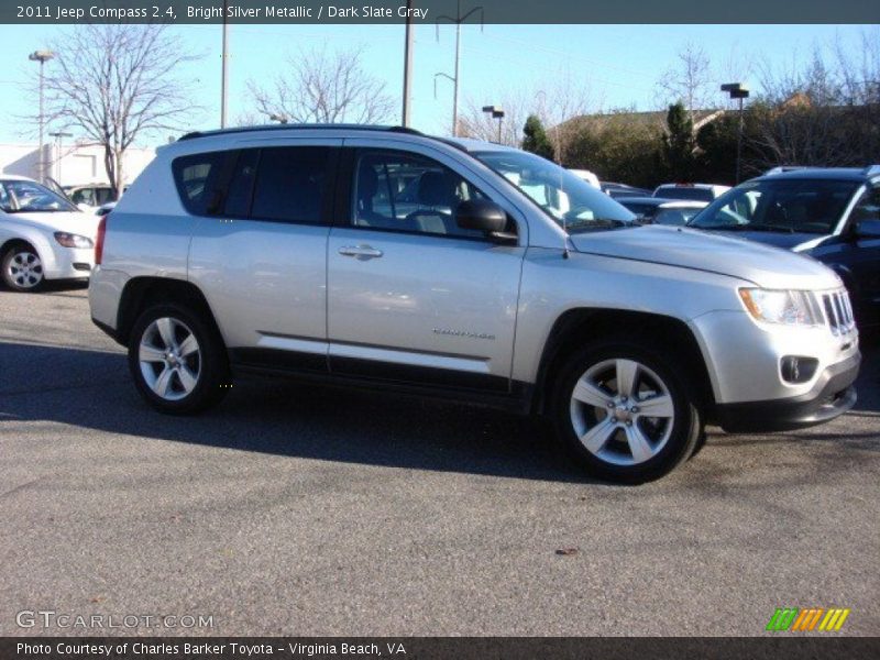 Bright Silver Metallic / Dark Slate Gray 2011 Jeep Compass 2.4