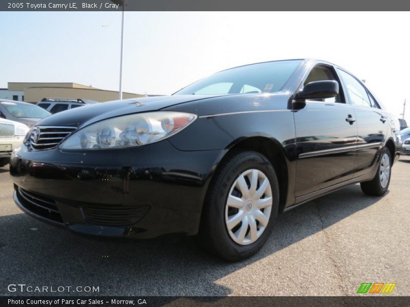 Black / Gray 2005 Toyota Camry LE