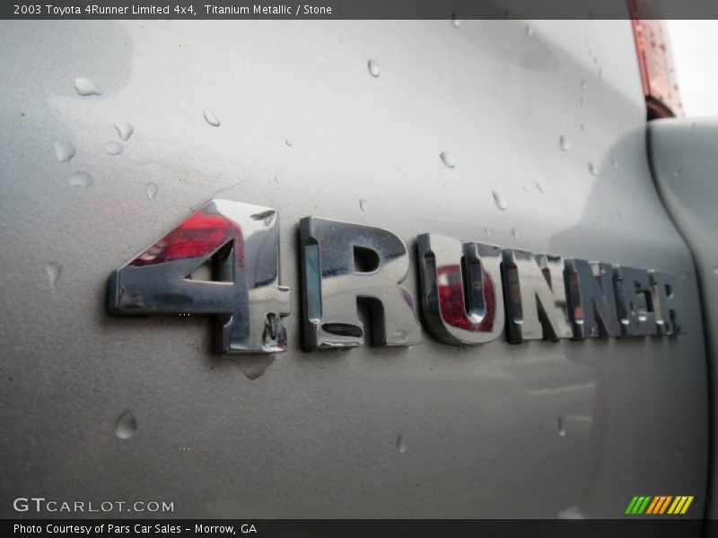 Titanium Metallic / Stone 2003 Toyota 4Runner Limited 4x4