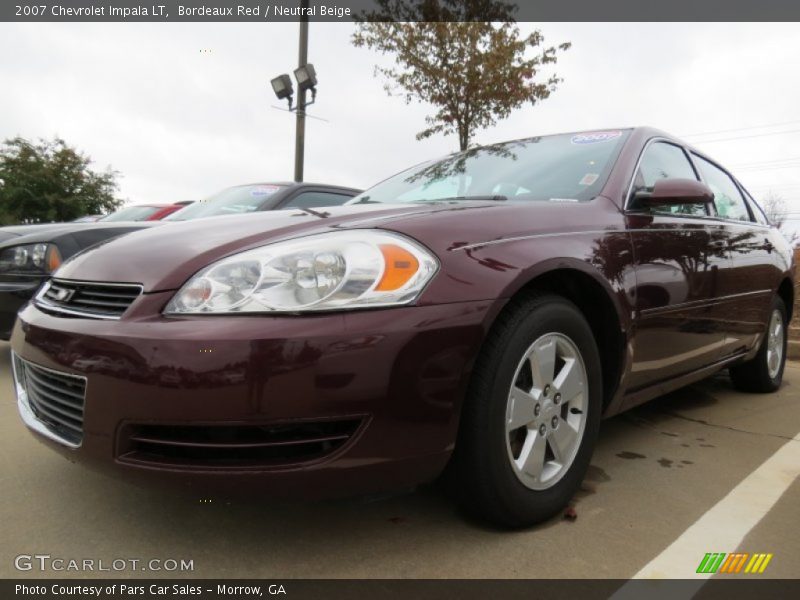 Bordeaux Red / Neutral Beige 2007 Chevrolet Impala LT