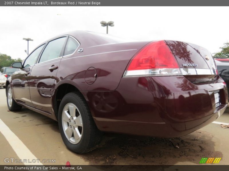 Bordeaux Red / Neutral Beige 2007 Chevrolet Impala LT