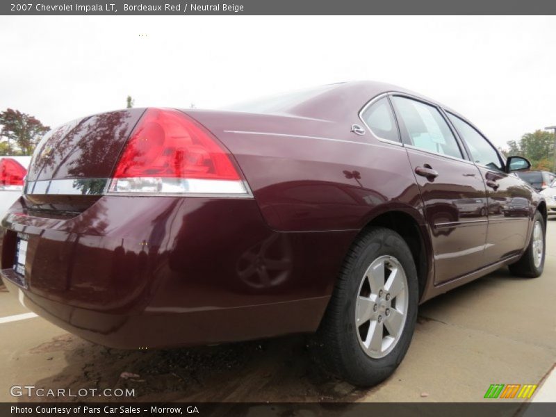 Bordeaux Red / Neutral Beige 2007 Chevrolet Impala LT