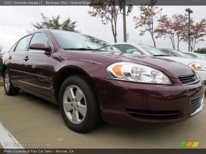 Bordeaux Red / Neutral Beige 2007 Chevrolet Impala LT