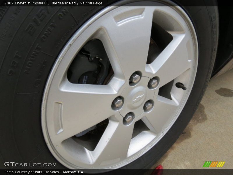 Bordeaux Red / Neutral Beige 2007 Chevrolet Impala LT