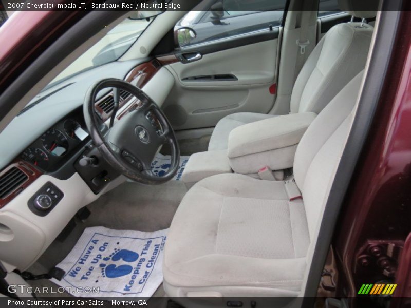 Bordeaux Red / Neutral Beige 2007 Chevrolet Impala LT