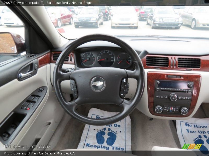 Bordeaux Red / Neutral Beige 2007 Chevrolet Impala LT
