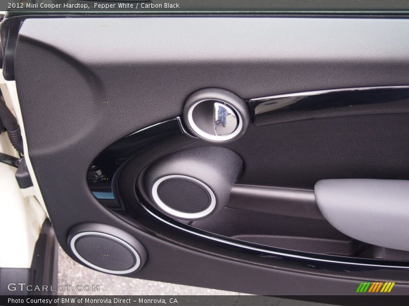 Pepper White / Carbon Black 2012 Mini Cooper Hardtop