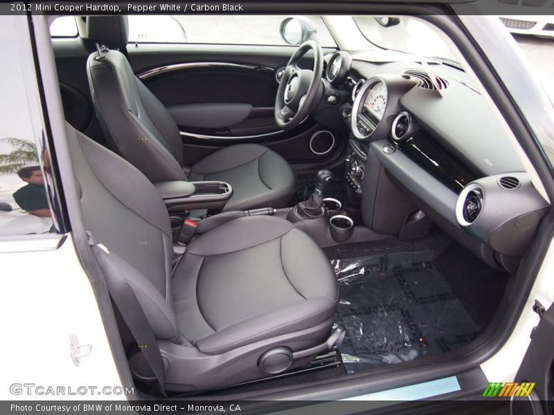 Pepper White / Carbon Black 2012 Mini Cooper Hardtop