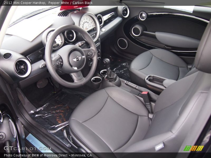 Pepper White / Carbon Black 2012 Mini Cooper Hardtop