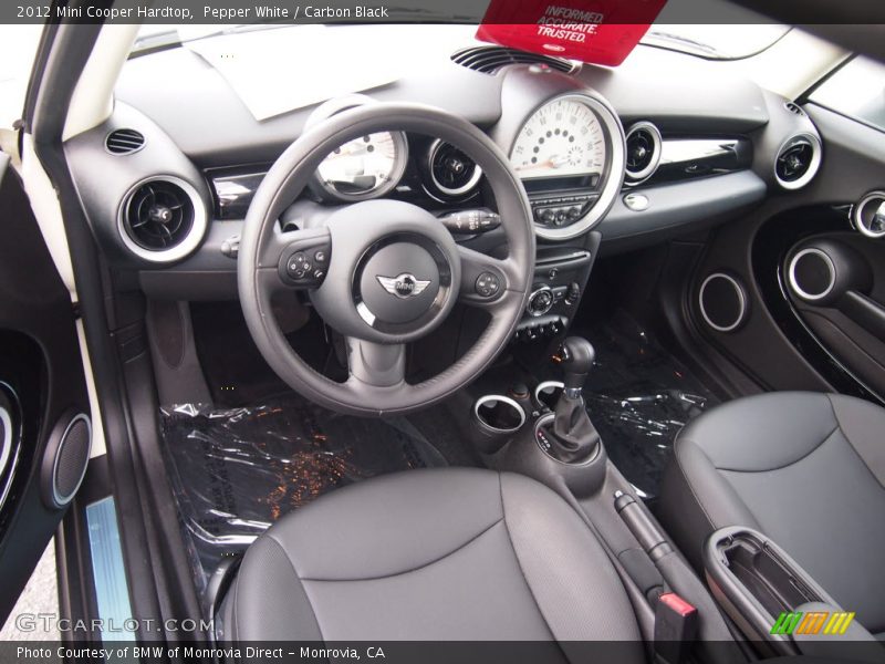 Pepper White / Carbon Black 2012 Mini Cooper Hardtop