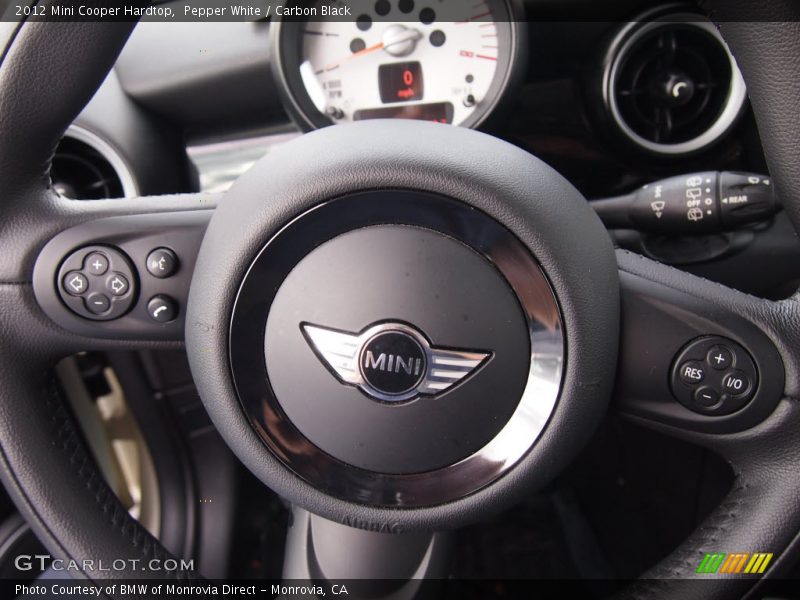 Pepper White / Carbon Black 2012 Mini Cooper Hardtop