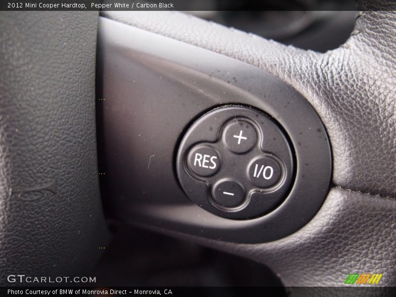 Pepper White / Carbon Black 2012 Mini Cooper Hardtop