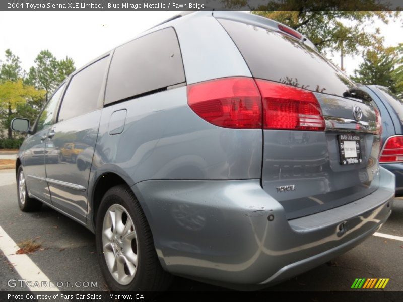 Blue Mirage Metallic / Fawn Beige 2004 Toyota Sienna XLE Limited