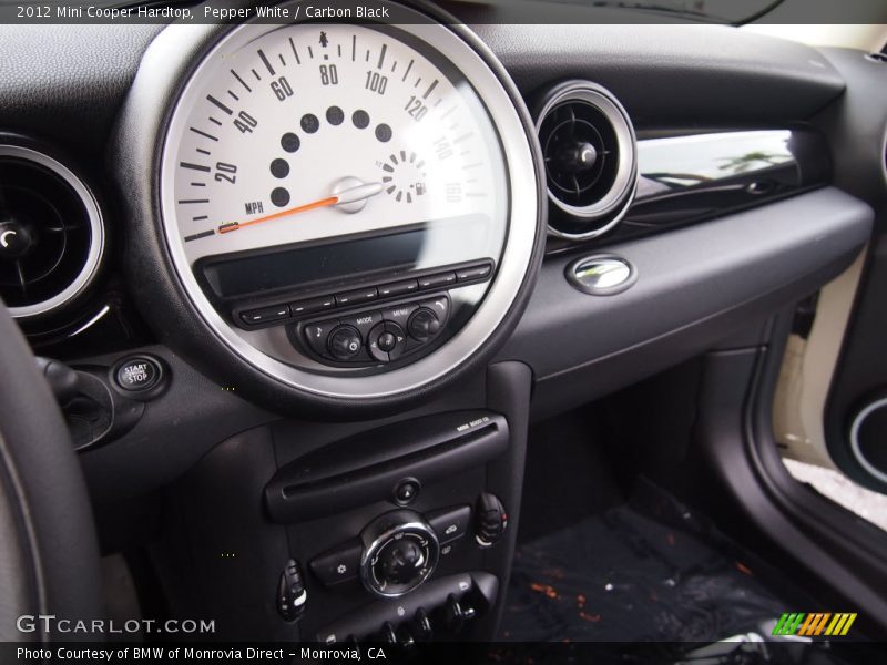 Pepper White / Carbon Black 2012 Mini Cooper Hardtop