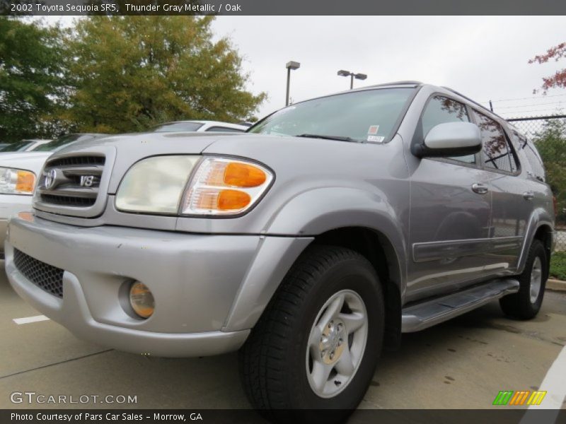 Thunder Gray Metallic / Oak 2002 Toyota Sequoia SR5