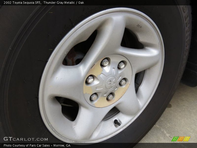 Thunder Gray Metallic / Oak 2002 Toyota Sequoia SR5