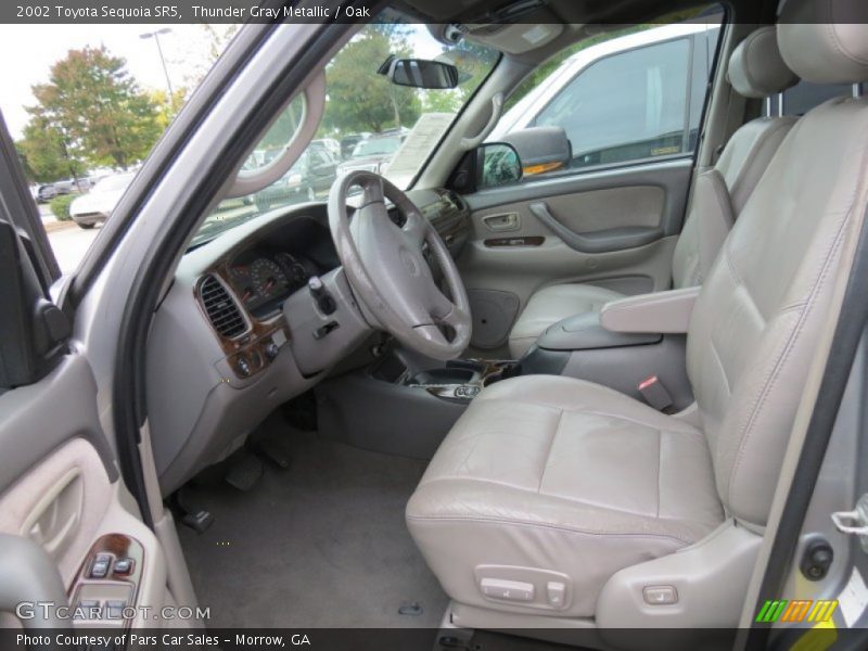 Thunder Gray Metallic / Oak 2002 Toyota Sequoia SR5