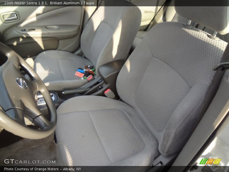 Brilliant Aluminum / Taupe 2005 Nissan Sentra 1.8 S