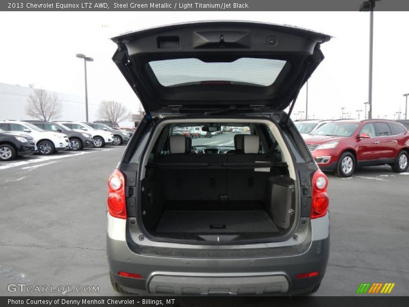 Steel Green Metallic / Light Titanium/Jet Black 2013 Chevrolet Equinox LTZ AWD
