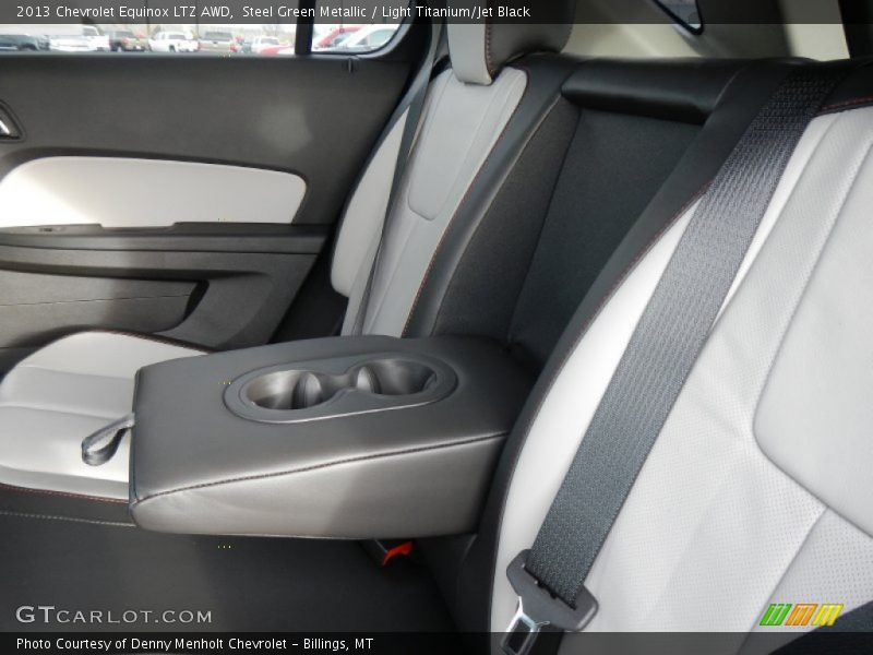 Steel Green Metallic / Light Titanium/Jet Black 2013 Chevrolet Equinox LTZ AWD