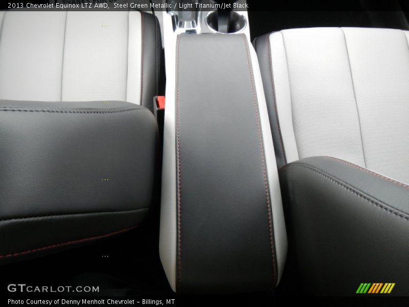 Steel Green Metallic / Light Titanium/Jet Black 2013 Chevrolet Equinox LTZ AWD